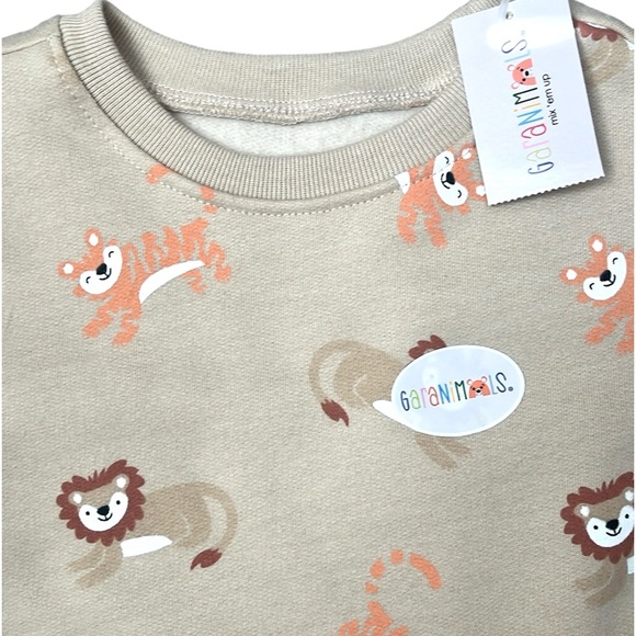 Garanimals Two Baby Boy Fleece Graphic Tops & 1 Short - Size 6/9 Months - Picture 5 of 10